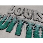 Louis Vuitton...Heavy Industry Gradient Beaded Beaded Short Sleeve T