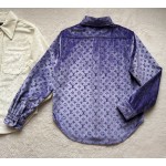 Louis Vuitton... [Velvet Embossed Shirt Jacket]
