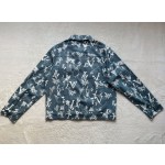 Louis Vuitton...leaf pattern denim jacket jacket