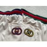 Gucci... new sports mesh fabric, iconic color contrast stitching sports shorts