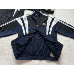 Balenciaga...New Embroidered Stand Collar Splicing Jacket Windbreaker Sports Jacket