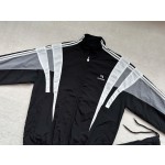 Balenciaga...New Embroidered Stand Collar Splicing Jacket Windbreaker Sports Jacket