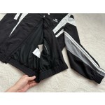 Balenciaga...New Embroidered Stand Collar Splicing Jacket Windbreaker Sports Jacket