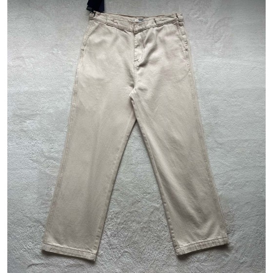 Prada…new denim workwear triangle trousers