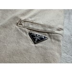 Prada…new denim workwear triangle trousers