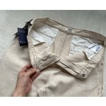 Prada…new denim workwear triangle trousers