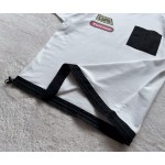 Louis Vuitton new pocket hem casual sports drawstring short sleeves