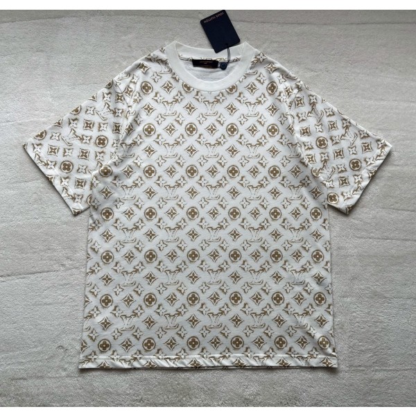 Louis Vuitton new retro presbyopia round neck short sleeves