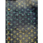 Louis Vuitton Symphony Gradient Jacquard Denim Suit Jacket