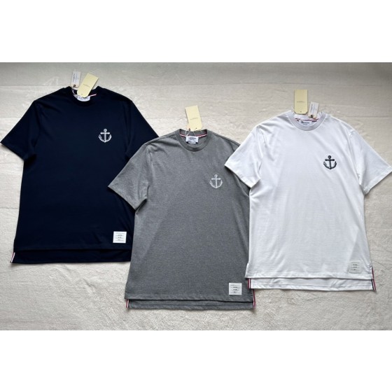 TB…New Anchor Embroidery Short Sleeve T-Shirt