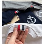 TB…New Anchor Embroidery Short Sleeve T-Shirt