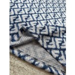 Fendi Tech Mesh All Over Print Crew Neck Short Sleeves