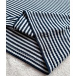 Prada new sports casual pinstriped knitted polo shirt