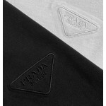 Prada 2023 latest triangle logo pocket short-sleeved T-shirt