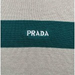 Prada cotton and silk-blend jersey T-shirt