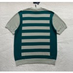 Prada cotton and silk-blend jersey T-shirt