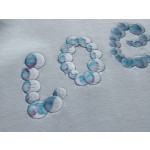 Loewe Bubble Gradient Embroidered Print Round Neck Short Sleeves