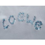 Loewe Bubble Gradient Embroidered Print Round Neck Short Sleeves