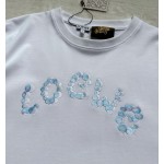 Loewe Bubble Gradient Embroidered Print Round Neck Short Sleeves