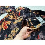 Dior abstract rose oil painting ink top