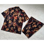 Dior abstract rose oil painting ink top