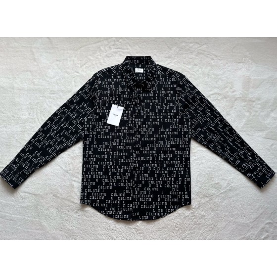 Celine spring and summer new barrage alphabet shirt
