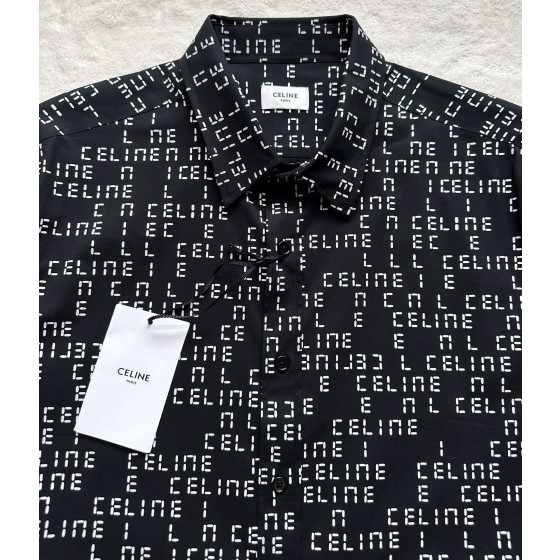 Celine spring and summer new barrage alphabet shirt