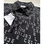Celine spring and summer new barrage alphabet shirt