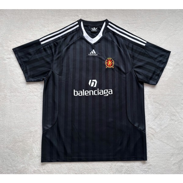 Balenciaga 3SS Manchester United Stripe Football Short Sleeve