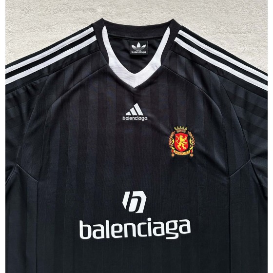 Balenciaga 3SS Manchester United Stripe Football Short Sleeve