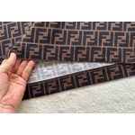 Fendi active full print FF barrage style contrast color round neck color matching T-shirt