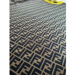 Fendi active full print FF barrage style contrast color round neck color matching T-shirt