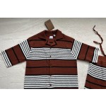 Burberry knitted mesh athleisure suit bottoms