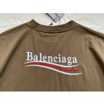 Balenciaga's super western style latest color wave short sleeves