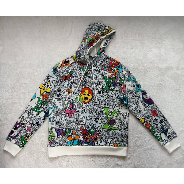 Louis Vuitton graffiti hip-hop sweatshirt