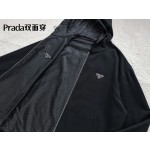 Prada Reversible Sports Hoodie Jacket