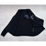 Prada spring and summer latest woolen knitted zipper sweater cardigan jacket