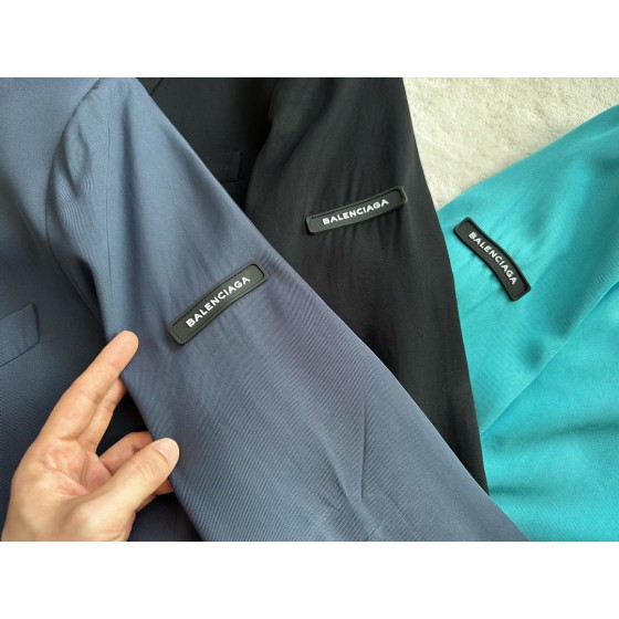 Balenciaga Acetate Pleated Blazer