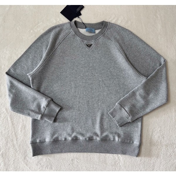 Prada's latest iron plate hardware crew neck sweater