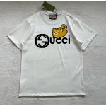 Gucci Shiba Inu Print Round Neck Short Sleeves