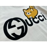 Gucci Shiba Inu Print Round Neck Short Sleeves