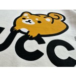 Gucci Shiba Inu Print Round Neck Short Sleeves