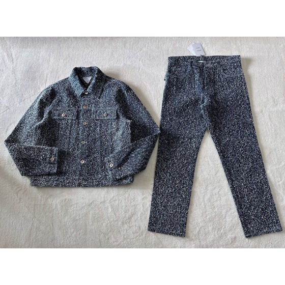 bottega veneta fringed denim jacket