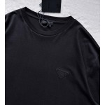 Prada new dark pattern triangle logo embroidery long sleeves