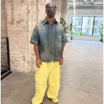 Louis Vuitton Symphony Gradient Jacquard Denim Suit • Shorts