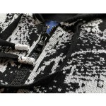 Louis Vuitton joint new wool and cashmere blended jacquard knitted cardigan jacket