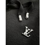 Louis Vuitton 23 spring and summer new YK casual badge wool knitted jogging pants