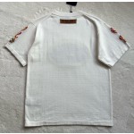 Louis Vuitton Flame Wool Contrast Color Short Sleeves