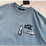 Louis Vuitton Tool Hammer Embroidered Crew Neck Short Sleeves