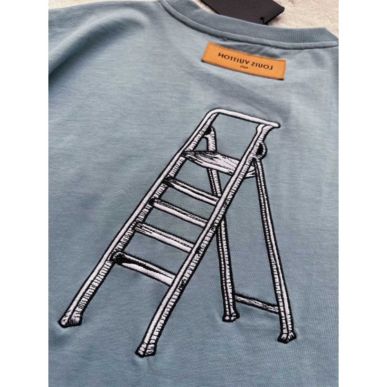 Louis Vuitton Tool Hammer Embroidered Crew Neck Short Sleeves